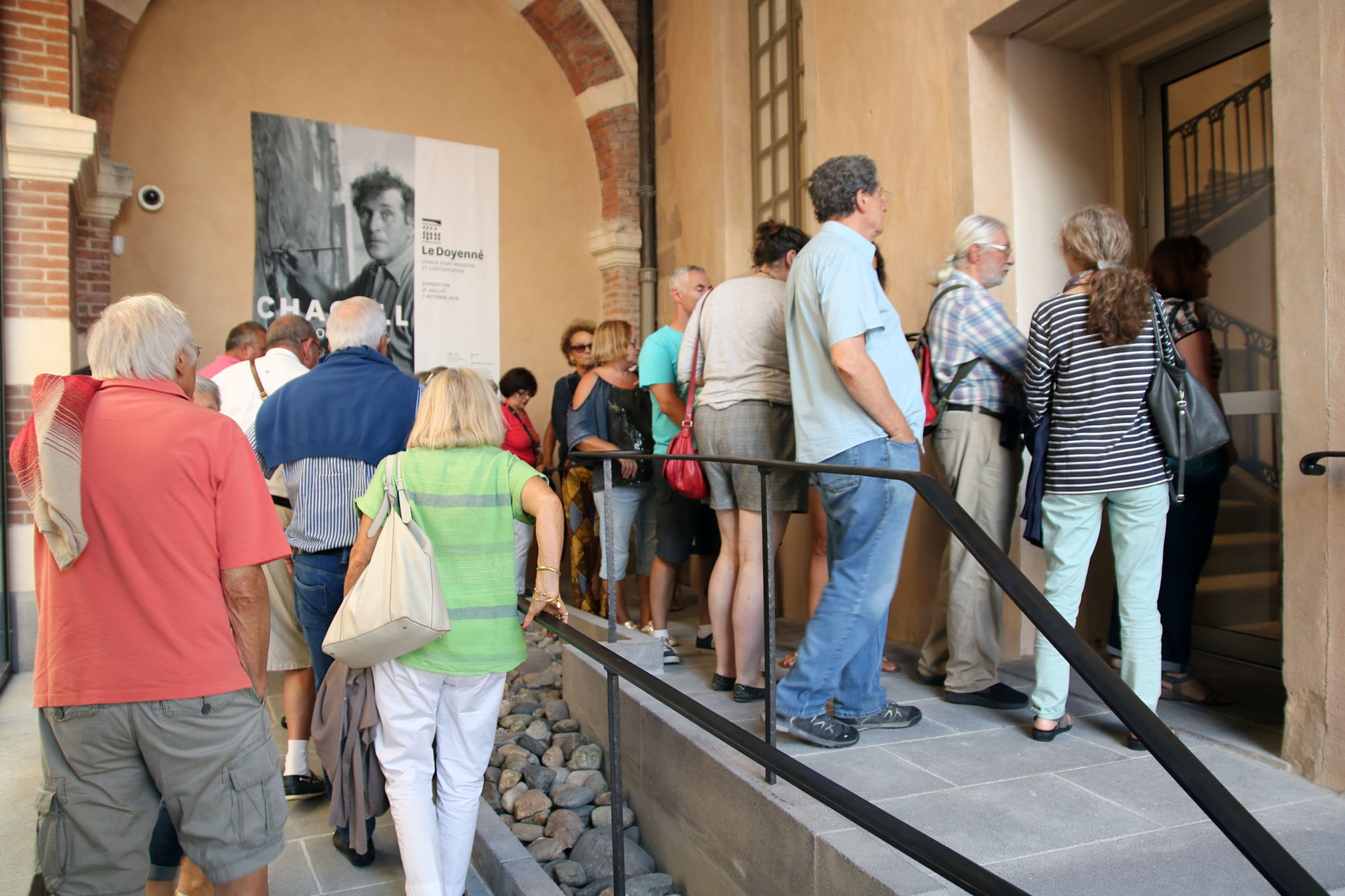 Vue de l’exposition « Chagall, du coq à l’âne ». Le Doyenné, Brioude. 2018