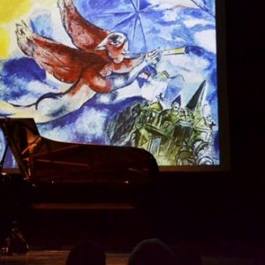 Concert de Mickaïl Rudy. « Chagall, la couleur des sons ». Le Doyenné, Brioude. 2018